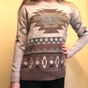 American Eagle Aztec Sweater